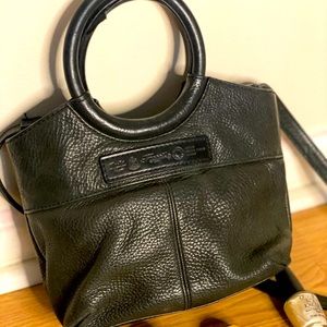 Vintage leather Fossil crossbody or handbag